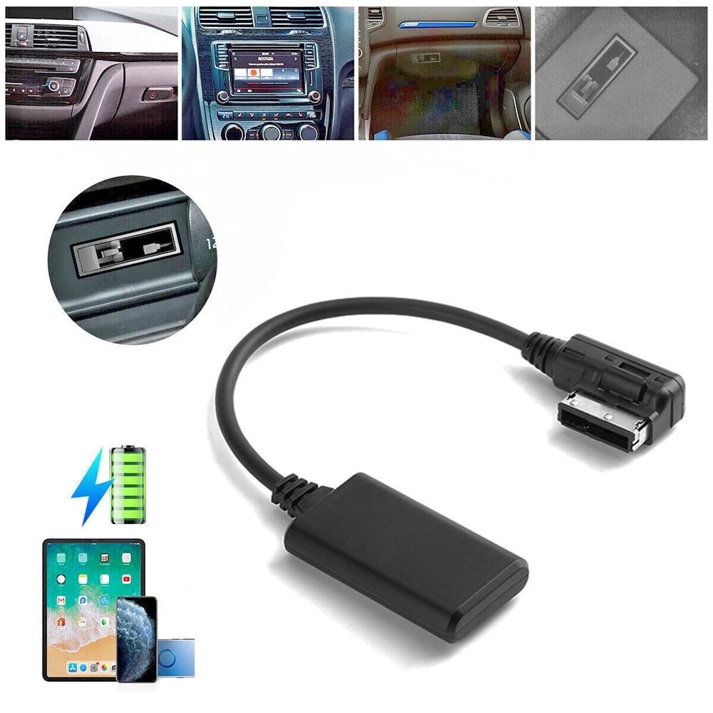 AMI MMI Bluetooth Music Interface AUX Audio Cable Adapter for Audi A3 A4 A5 (3G)