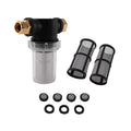 Brass Hose Inline Filter for Pressure Washer 3/4" Thread (Stainless Steel)