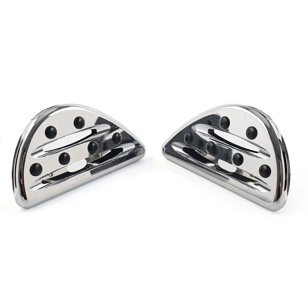 Chrome Rear Passenger Floorboard Foot Pegs for Harley Touring (1993-2023)