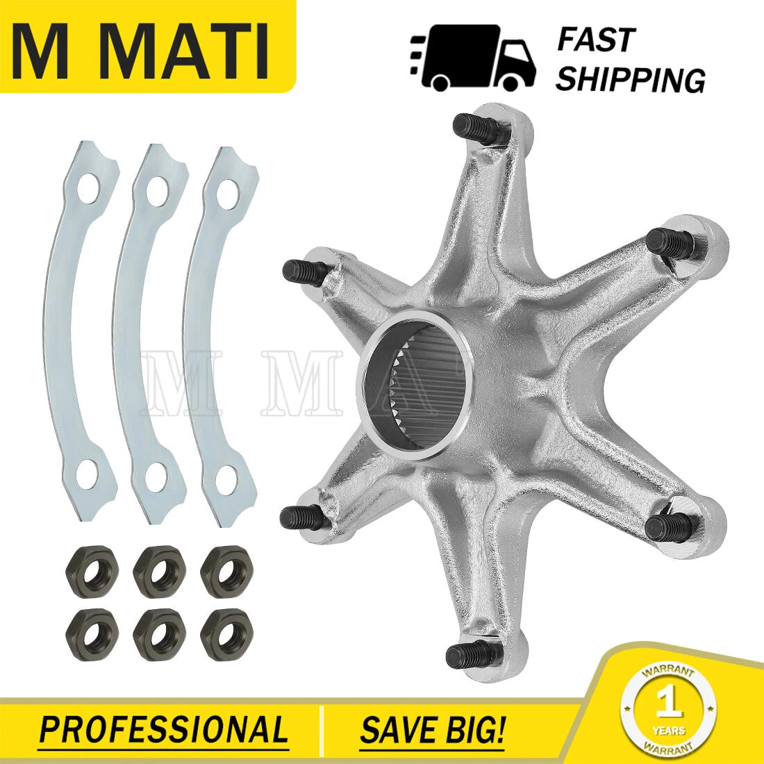 Rear Wheel Sprocket Axle Collar w/Bolts Washers for Yamaha Raptor 660R (2001–2005)