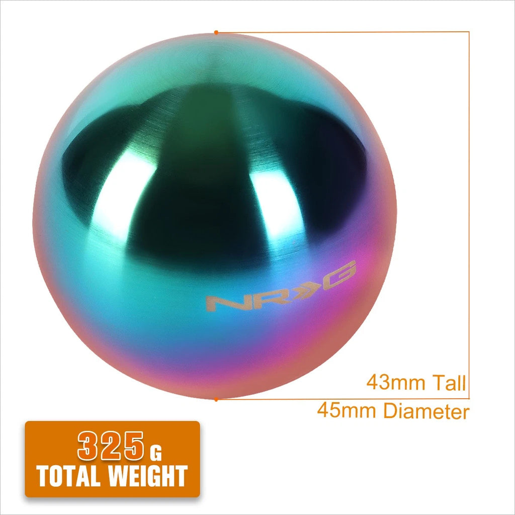 NRG SK-350MC Weighted Shift Knob for Universal Fit (43x45mm) Neo Chrome