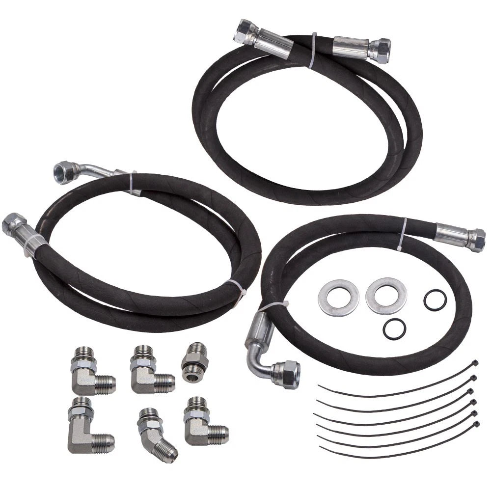 Transmission Cooler Lines w/ Adapters for GMC Duramax 6.6L (2005–2010)