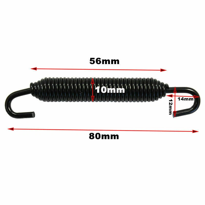 80mm Exhaust Spring Pipe Header Muffler for Husqvarna TE 510 (2004–2010)