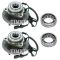 Front and Rear Wheel Bearings & Hubs Kit for Ford Explorer 4WD (2002–2005)