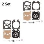 Set of 2 Carburetor Diaphragm Kit for Chainsaw 38/45/52/58 4500 5200 5800