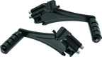Adjustable Passenger Pegs with ISO Small Pegs for Touring Bikes