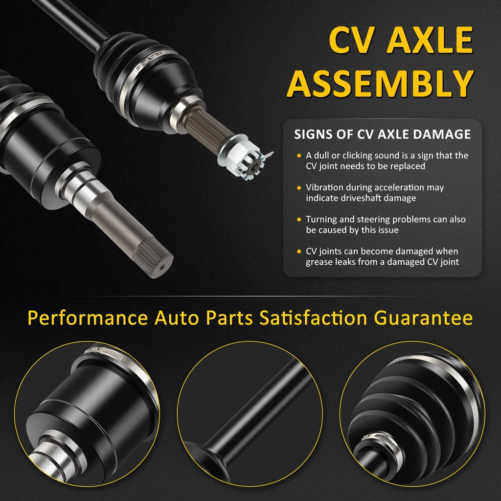 2X Rear CV Axle Shaft for John Deere Gator XUV 620i 850D