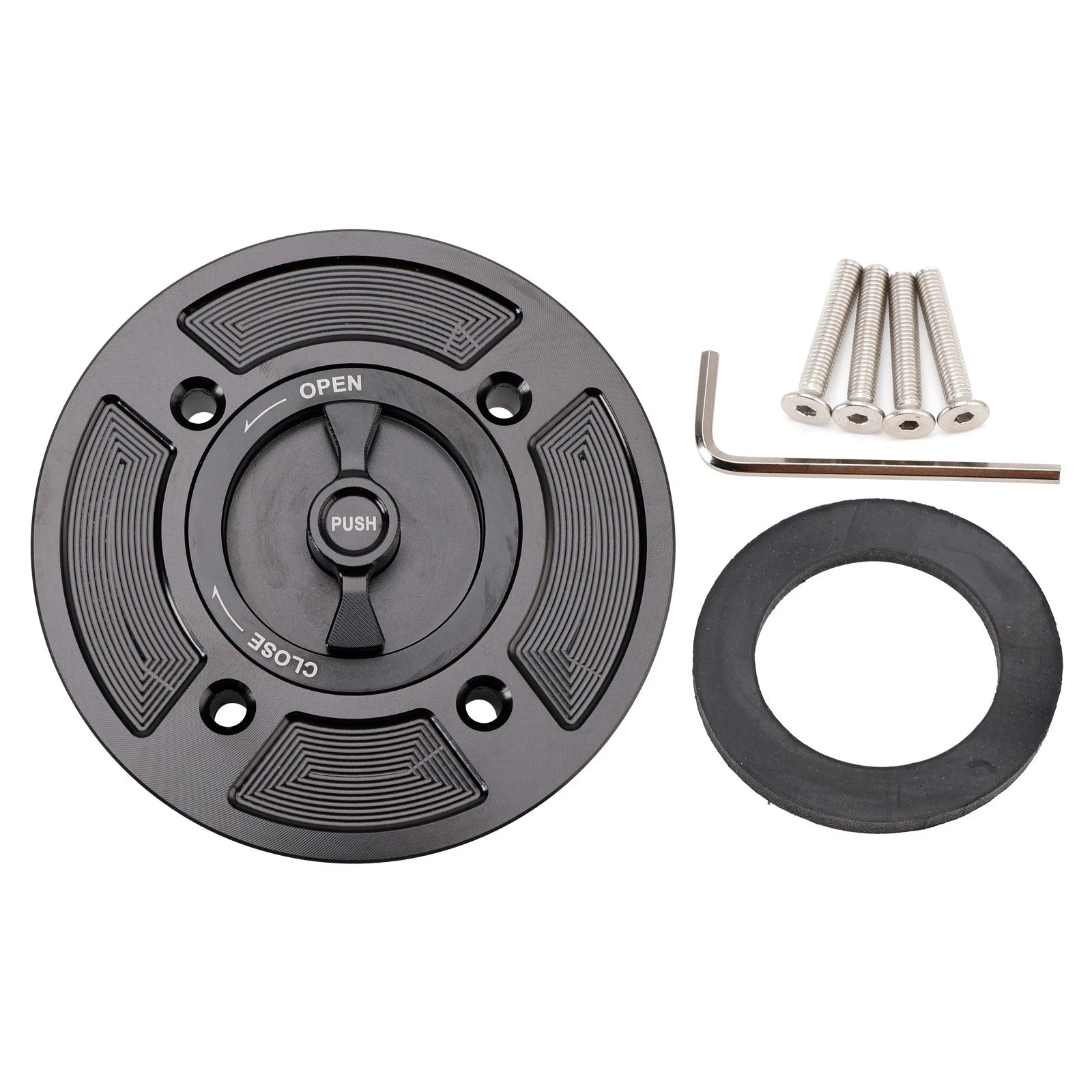 Quick Release Fuel Gas Tank Cap for Kawasaki ZX10R ZX6R Ninja 650/R (2021–2025)