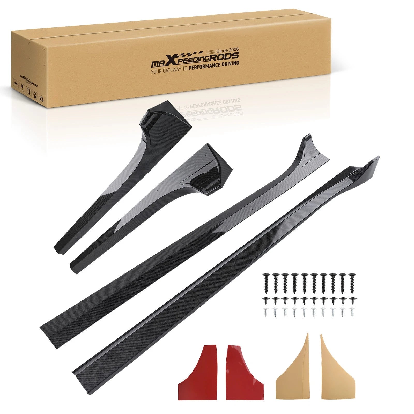 Set of 2 ABS Plastic Side Extension Panels for Tesla Model 3 (2017–2023)