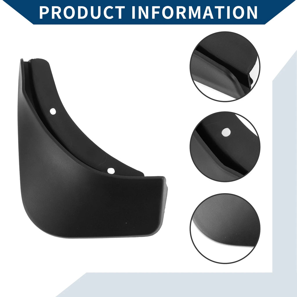 Set of 4 Mud Flaps Splash Guards for Mercedes Benz B Class B200 (2020–2022)