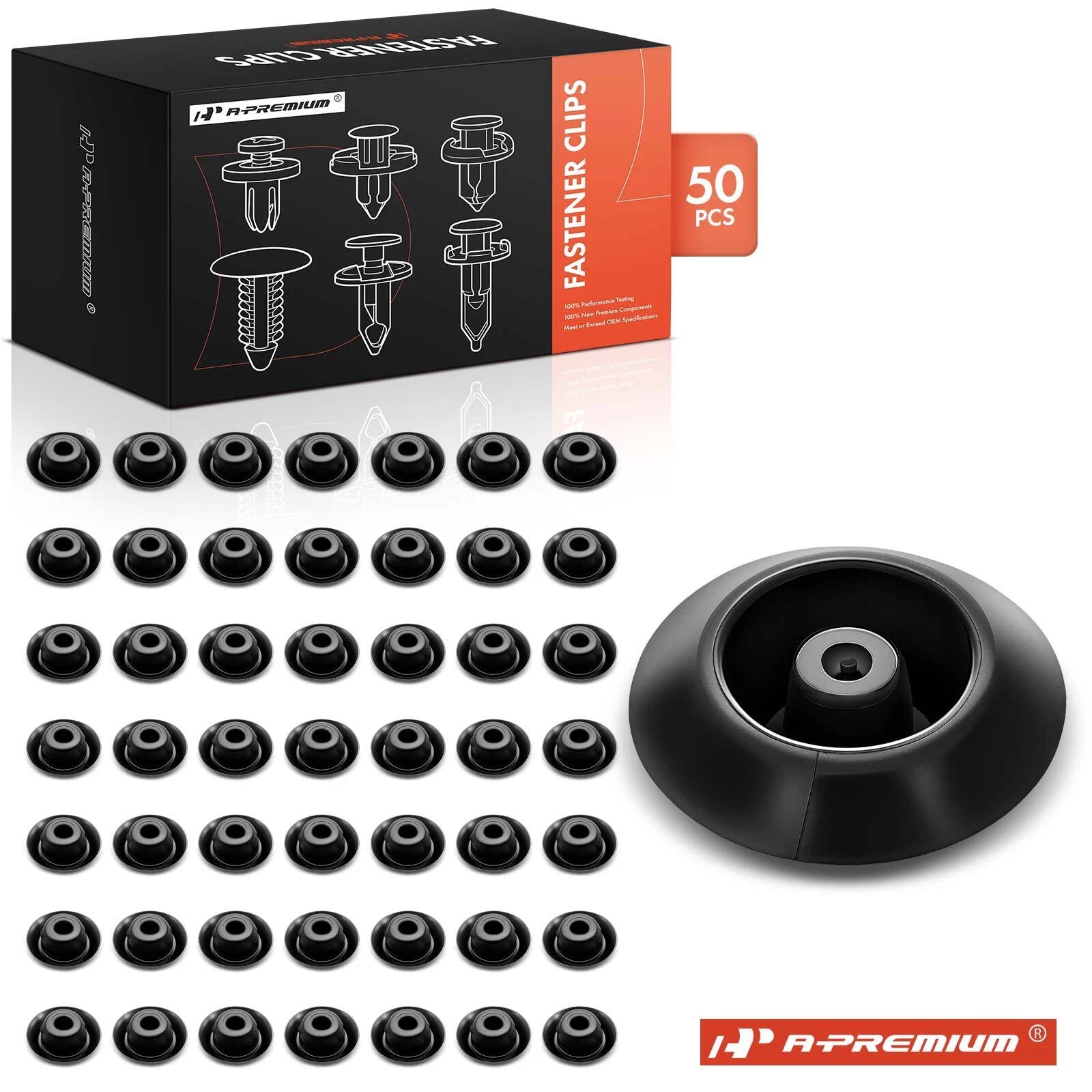 50Pcs Nylon Body Hole Plug Retainer for Honda Accord CR-V Civic