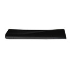 Replacement Black Textured Plastic Driver Rear Lower Door Molding w/o Chrome