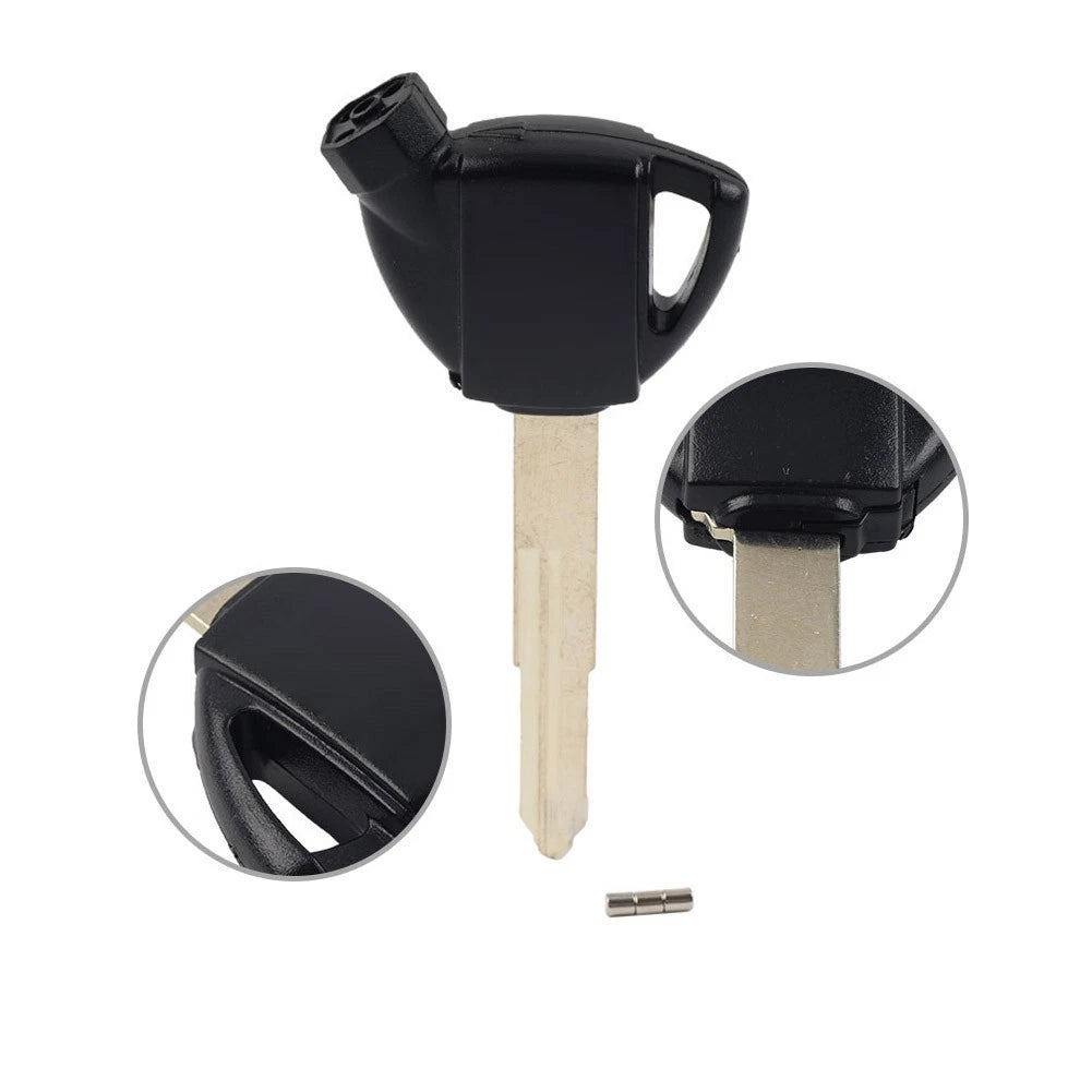 Uncut Magnetic Key Blade Replacement for Suzuki AN250 AN400 AN650