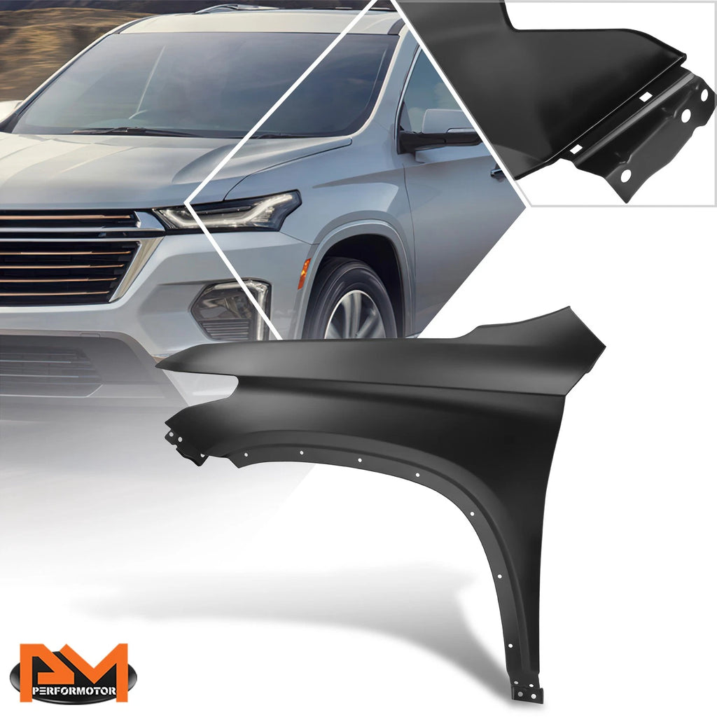 Steel Front Driver Left Side Fender Panel for Chevrolet Traverse (2018–2024)
