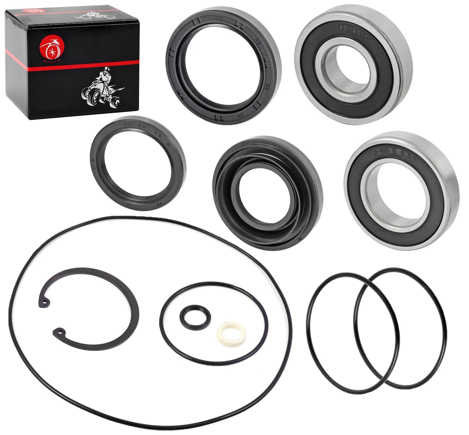 Rear Axle Wheel Seal Bearing O Ring Kit for Honda Rancher 420 (2014–2022)