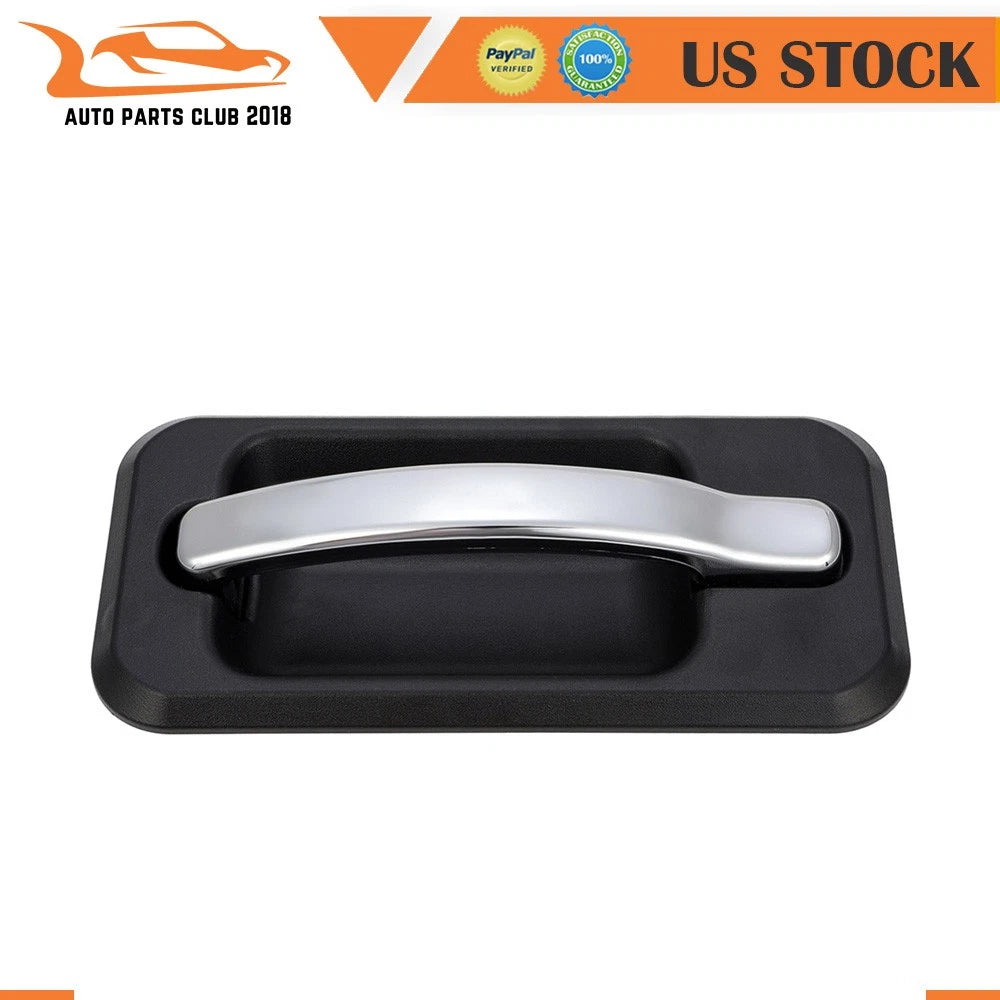 Chrome & Black Exterior Outside Rear Left Door Handle for Hummer H2 (2003–2009)