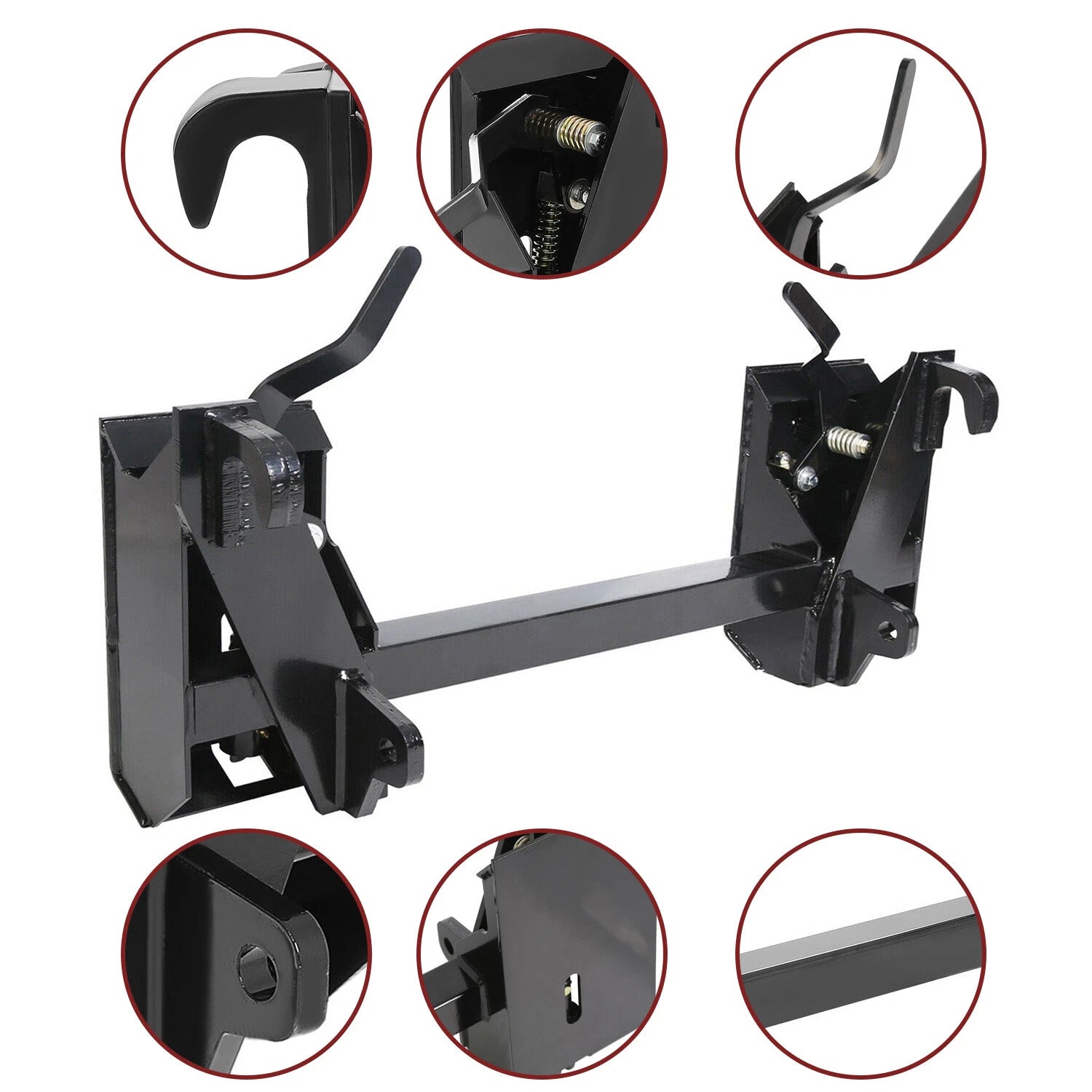 Quick Tach Conversion Adapter Plate for John Deere Skid Steer (Global)