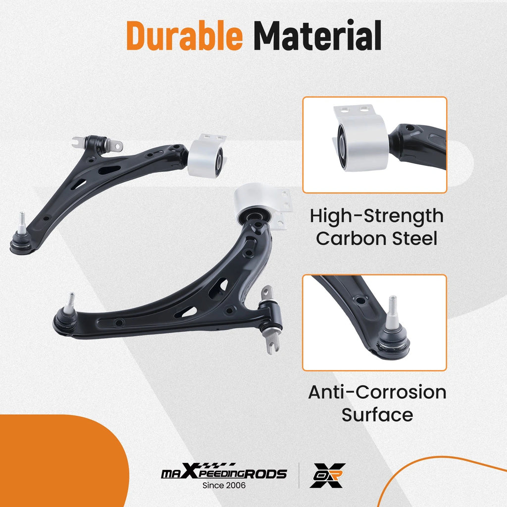 2X Front Lower Control Arms with Ball Joint for Traverse Enclave (2018-2022)