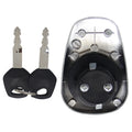 Fuel Gas Tank Cap Cover Keys for Suzuki VS800, S50, VS1400 (1988–2004)
