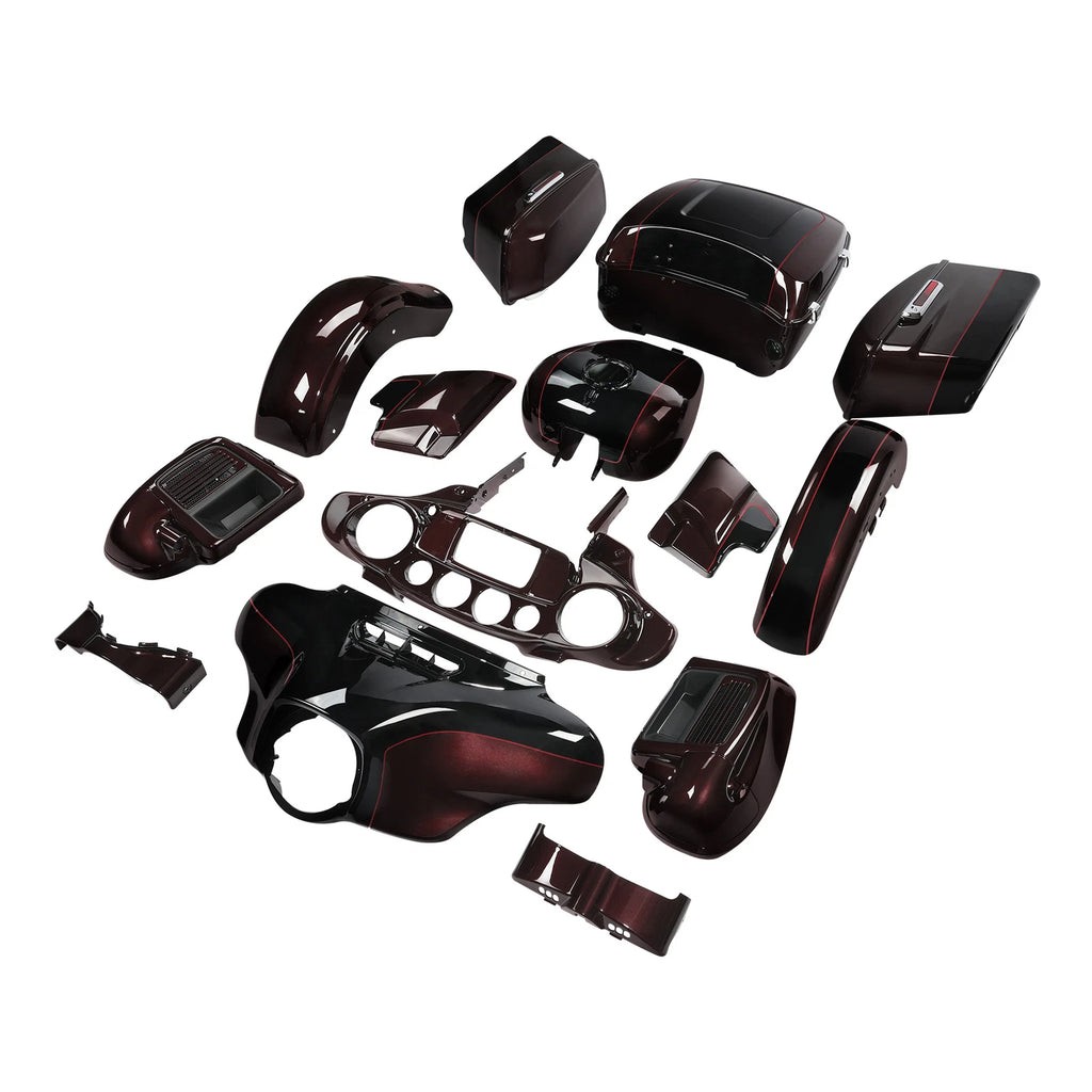 Fairing Body Kit for Harley Electra Glide (2014–2023) Midnight Crimson/Vivid Black