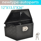 Black Aluminum Tool Box for Pickup Truck (26"x13.3"x12")