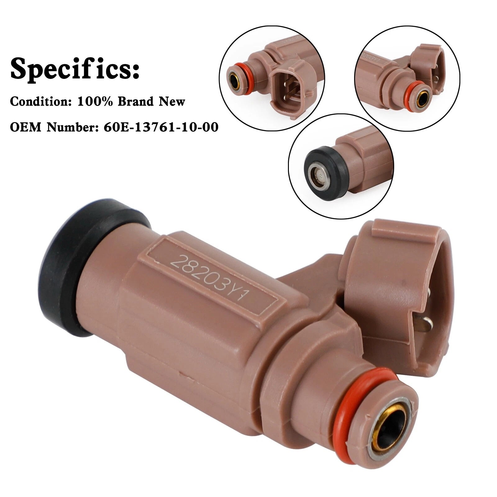 Fuel Injector 60E-13761-10-00 for Yamaha PWC FX SX AR VX (2000–2009)