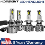 4X H7 H11 LED Headlight Bulbs for Conversion Kit (High/Low Beam)