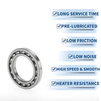 Deep Groove Ball Bearing 50x80x10mm for Scooter Skateboard (1 Pc)
