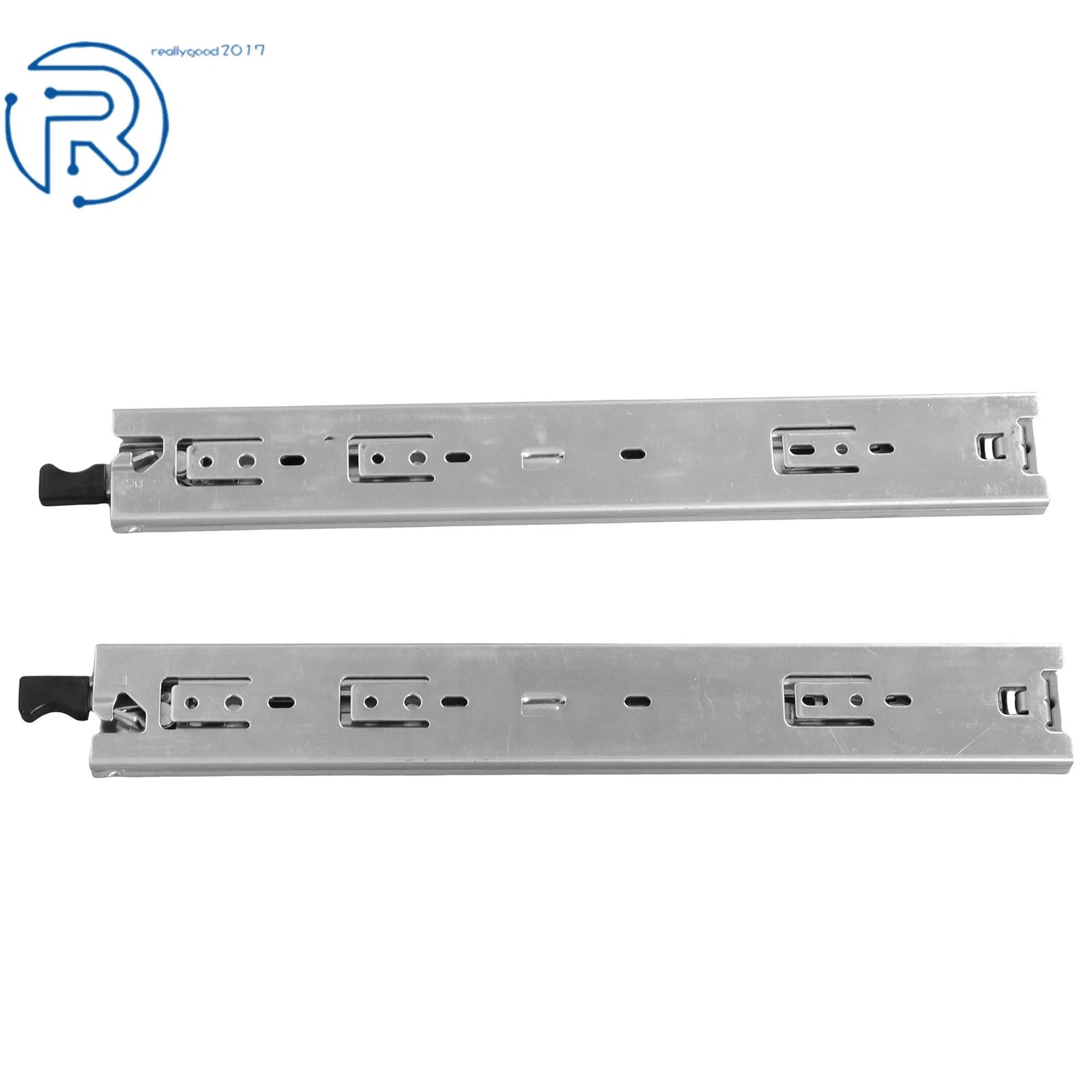 1 Pair Heavy Duty Drawer Slides for Universal Use (14 Inch, 150 Lbs)