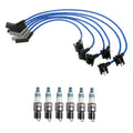 NGK 8mm Wire Set & Denso Iridium Spark Plug Kit for Ford Ranger Mazda B3000 (1998–2006)