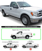 5-Inch Running Boards for Ford F150 Regular Cab (2009-2014)