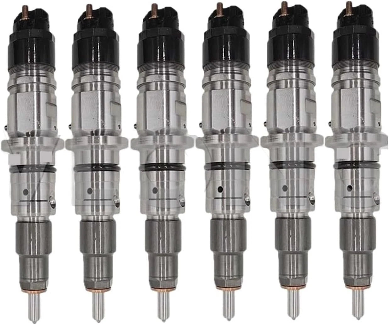 6PCS Fuel Injector 0445120367 5283840 for Cummins QSB4.5 QSB6.7 (2007–2021)