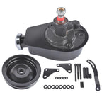 Saginaw Power Steering Pump with Double Groove Pulley & Bracket Kit for SBC Chevrolet (1969–1995)