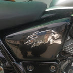 2pcs 3D Skull Badge Decal for Motorcycle