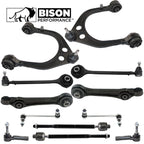 12pc Front Control Arm Sway Bar Tie Rods End Kit for Dodge RWD