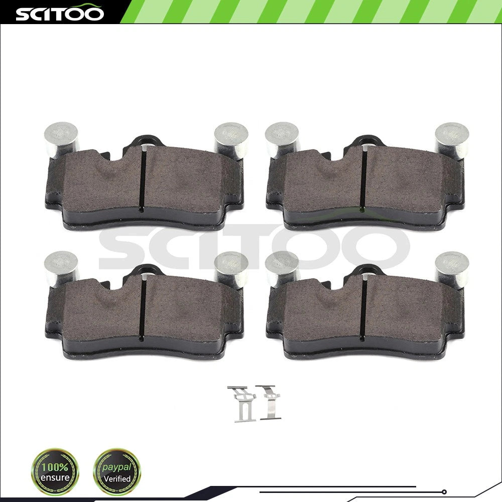 Set of 4 Metallic Brake Pads Rear for Audi Q7 (2007–2015) & Porsche Cayenne (2003–2010)