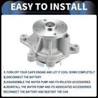 Water Pump with Gasket Kit for Hyundai Accent Creta Elantra (2011-2023)