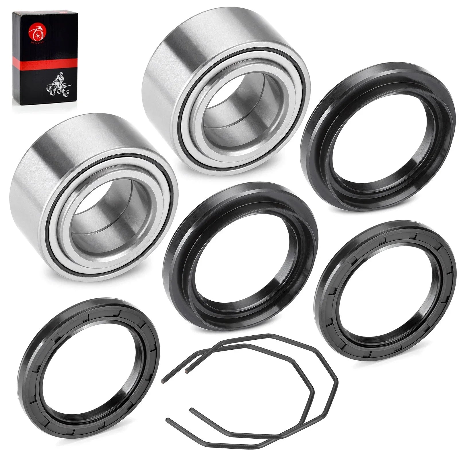2 x Front or Rear Wheel Bearing & Seal for Arctic Cat 500 4x4 (2003–2004)