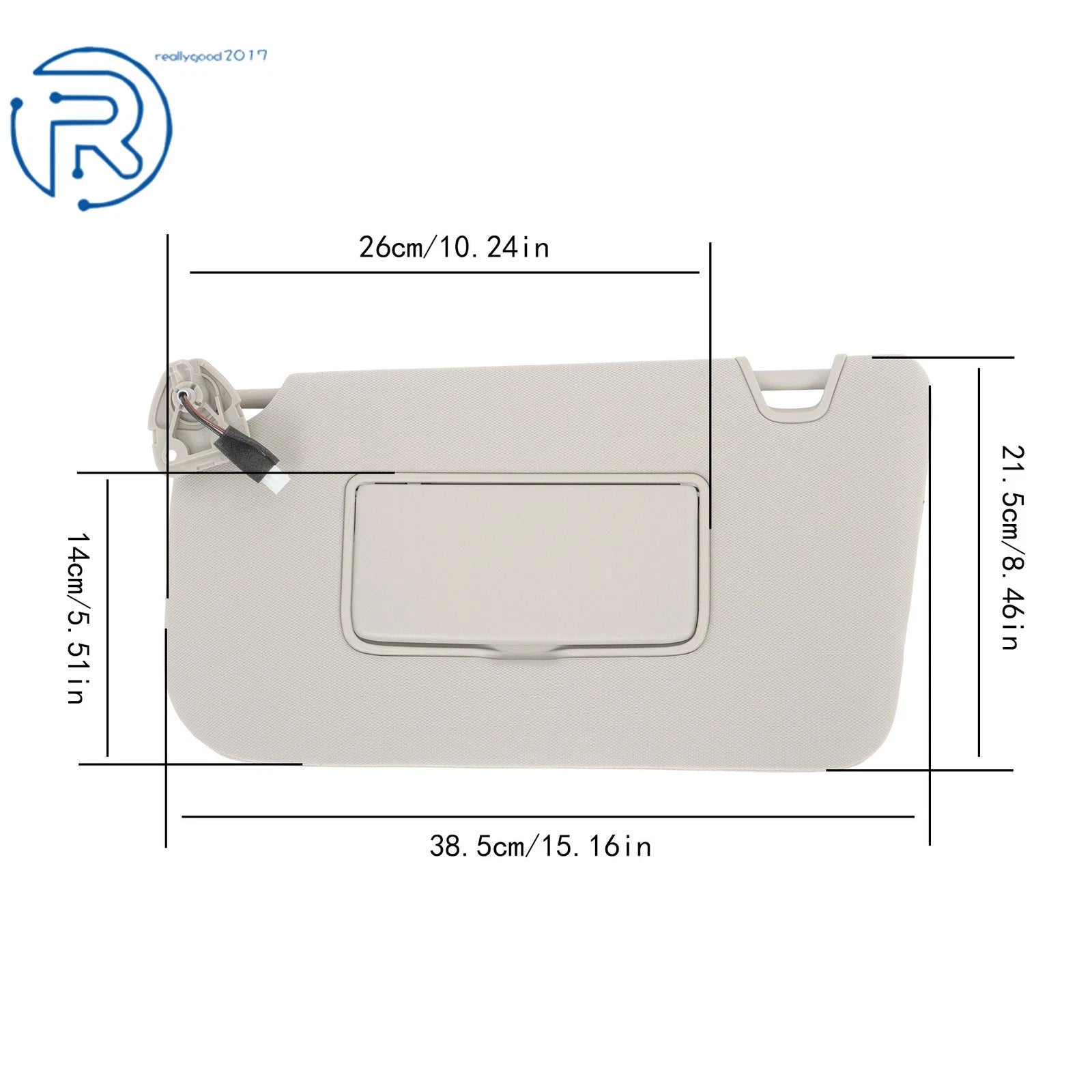 Front Left Driver Sun Visor for Nissan Rogue X-Trail (2014-2020)