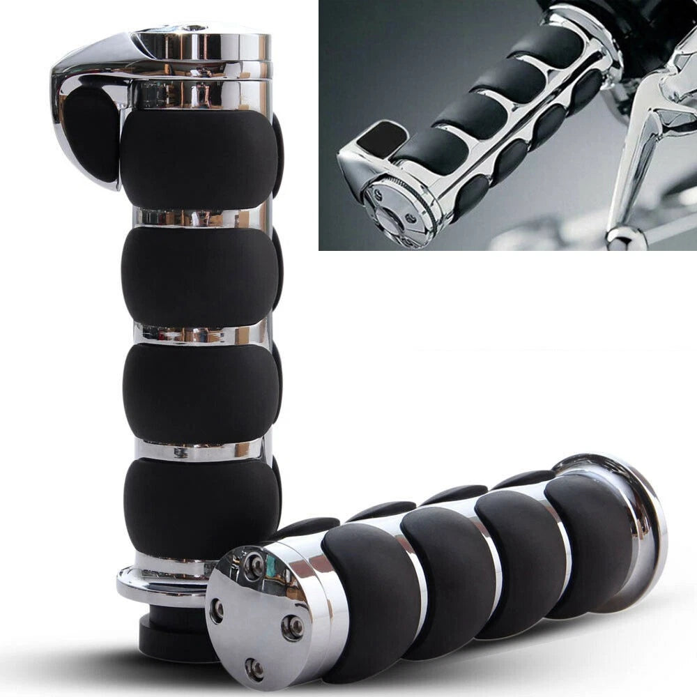 1" Handlebar End Hand Grips for Cruiser Bikes Chopper (Fits )
