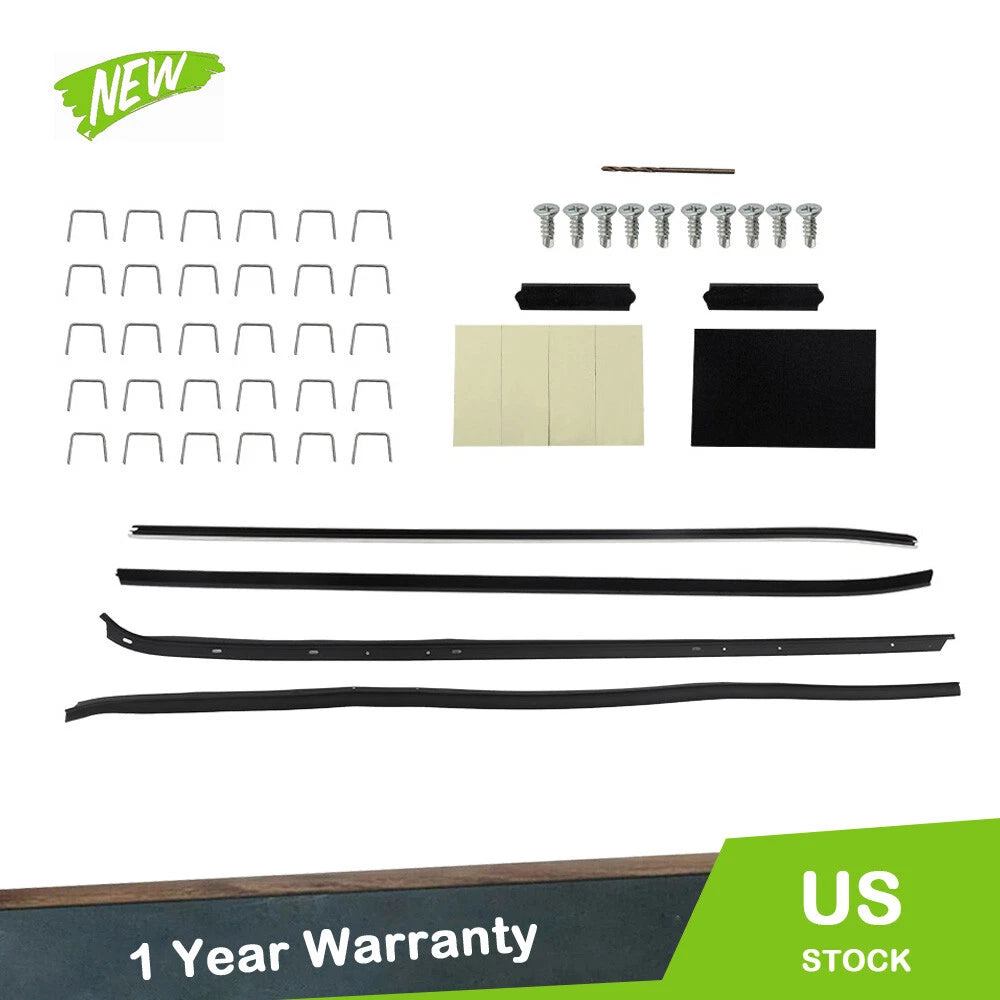 Set of 2 Outer Window Sweep Weatherstrip Seals for Camaro Firebird (1970–1981)