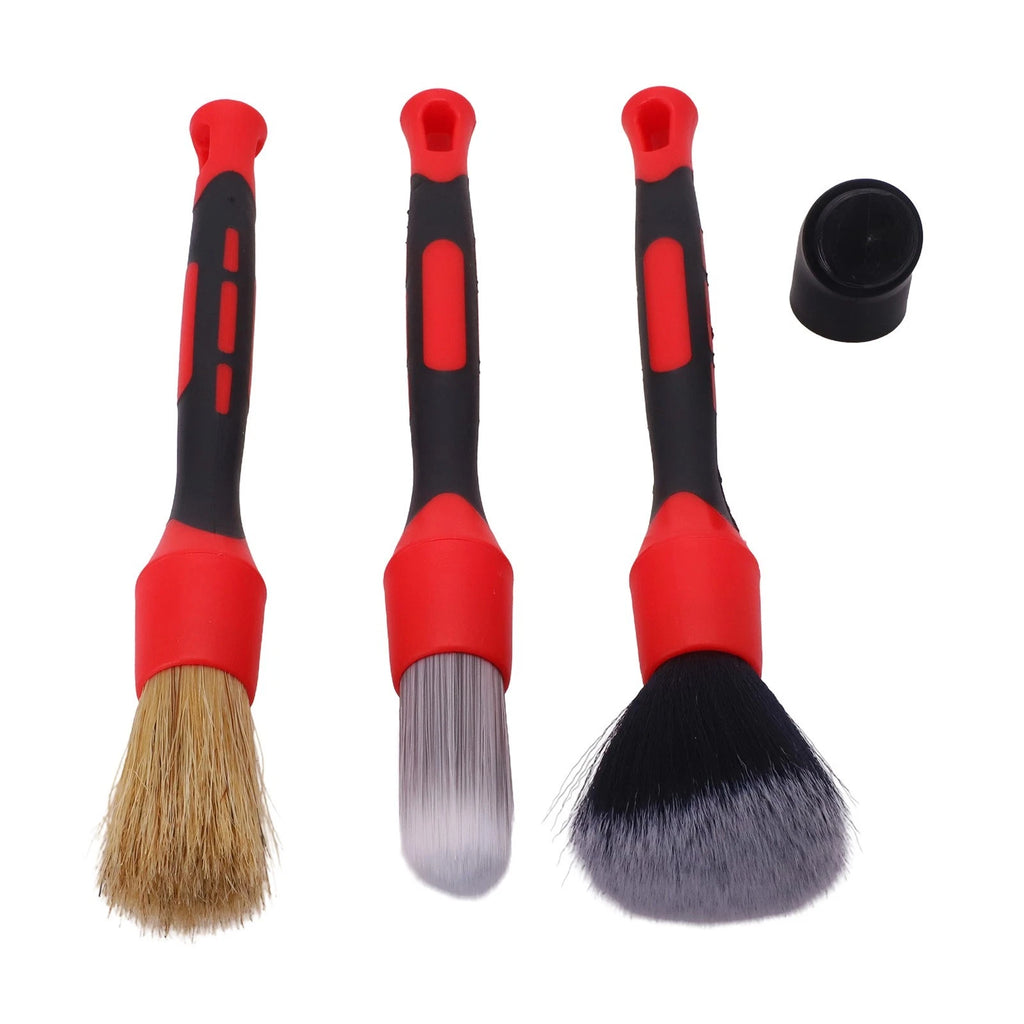 Set of 4 Auto Detailing Brushes for Efficient Car Cleaning