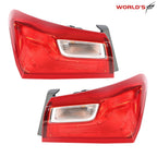 Set of 2 Outer Brake Tail Lights for Chevy Malibu (2016–2021)