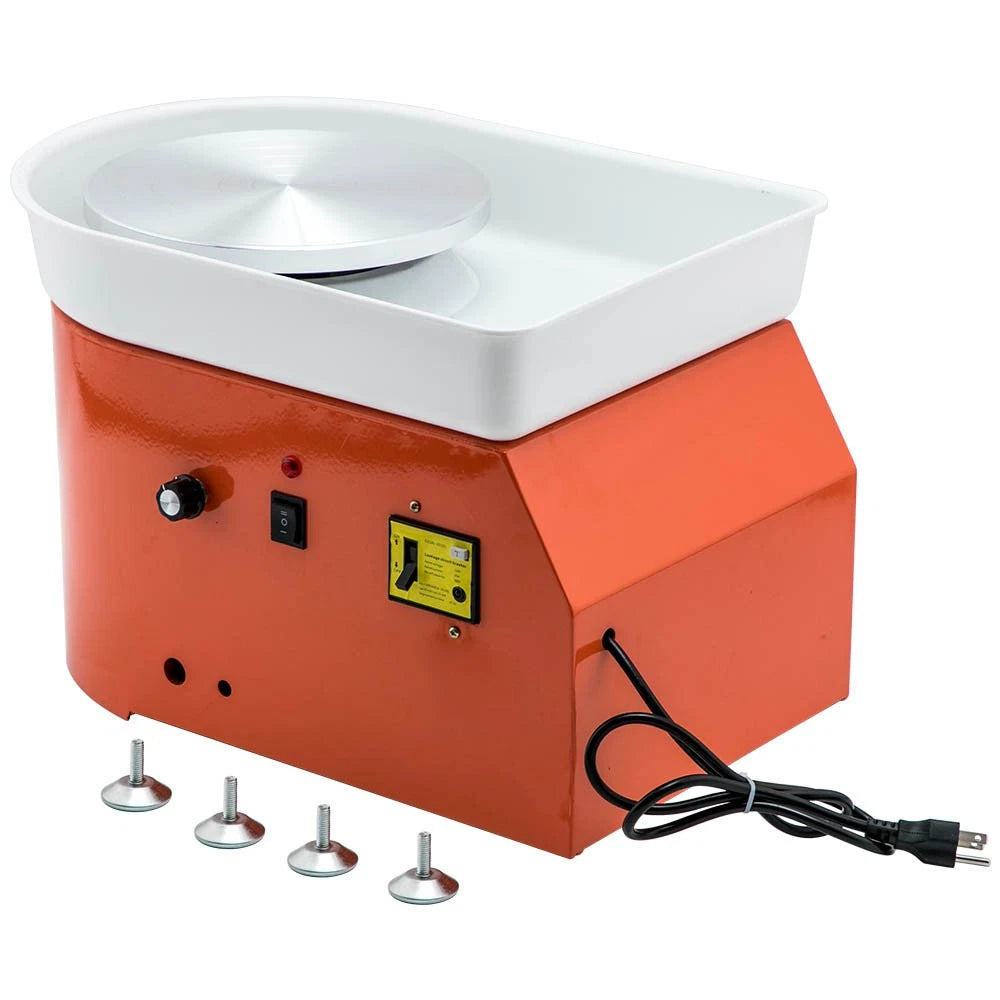 280W Electric Pottery Wheel for Artistic Ceramic DIY (25cm Plate)