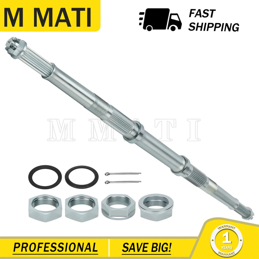 Rear Axle Shaft for Honda FourTrax 300 TRX300FW 4x4 (1993–2000) w/ Axle Nuts