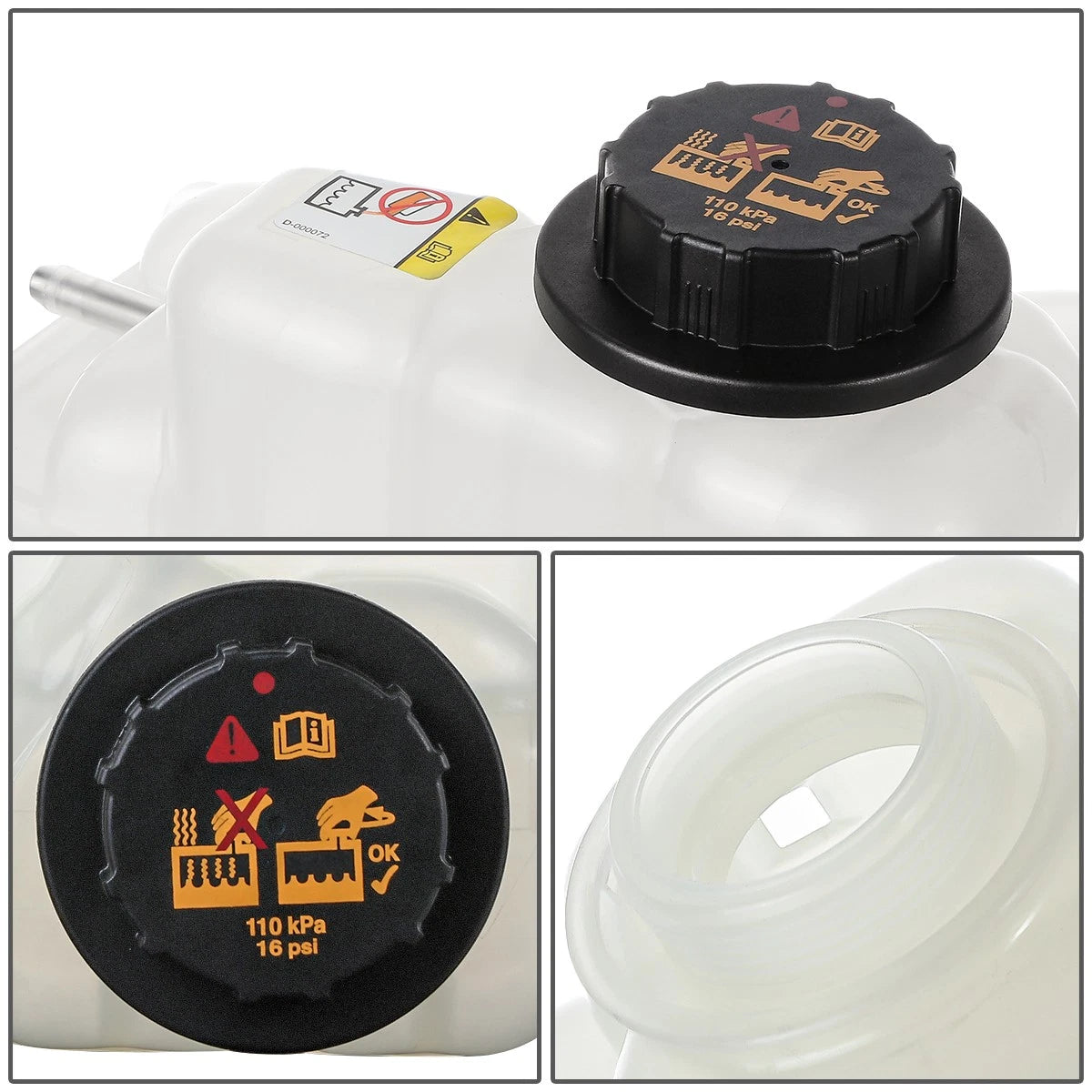 Coolant Overflow Tank Reservoir for Ford Taurus/Mercury Sable (2000–2007)