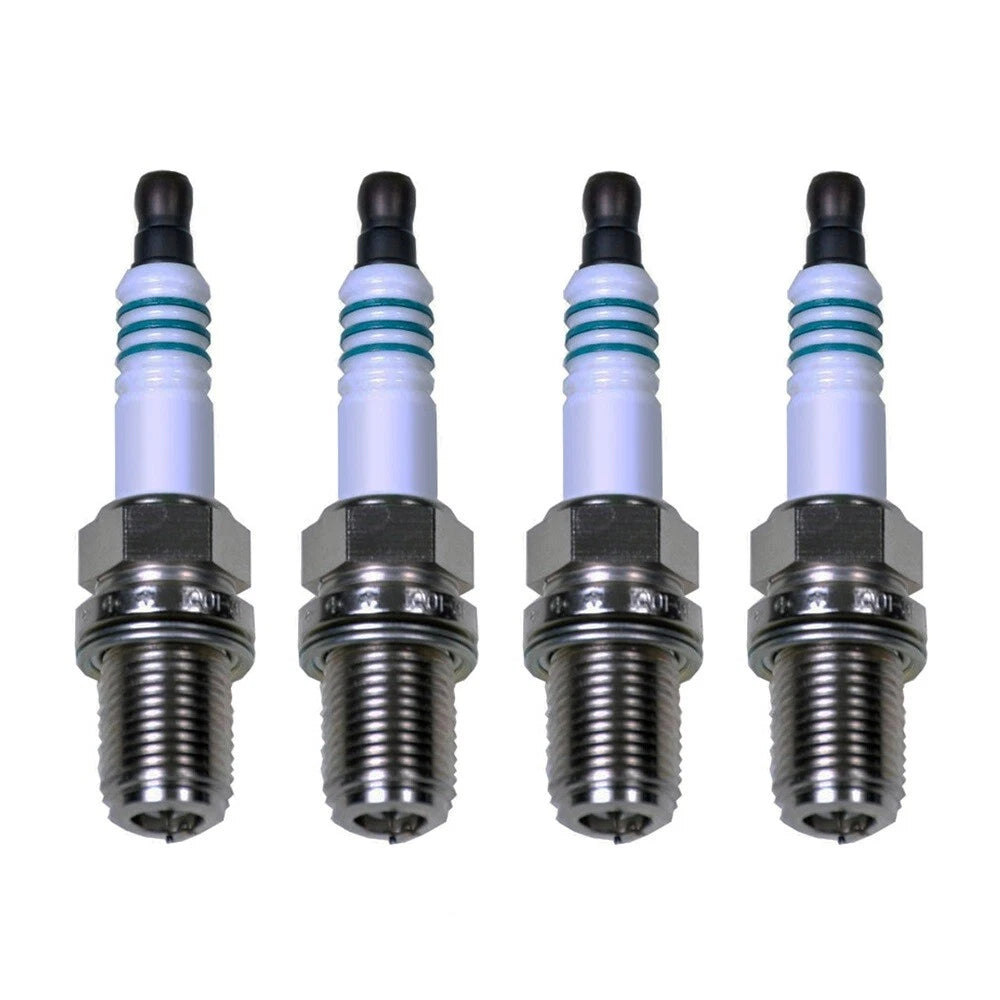 Set of 4 Denso Double Platinum Spark Plugs Gap 0.032 for Dodge 2.4, Mazda 2.0 L4