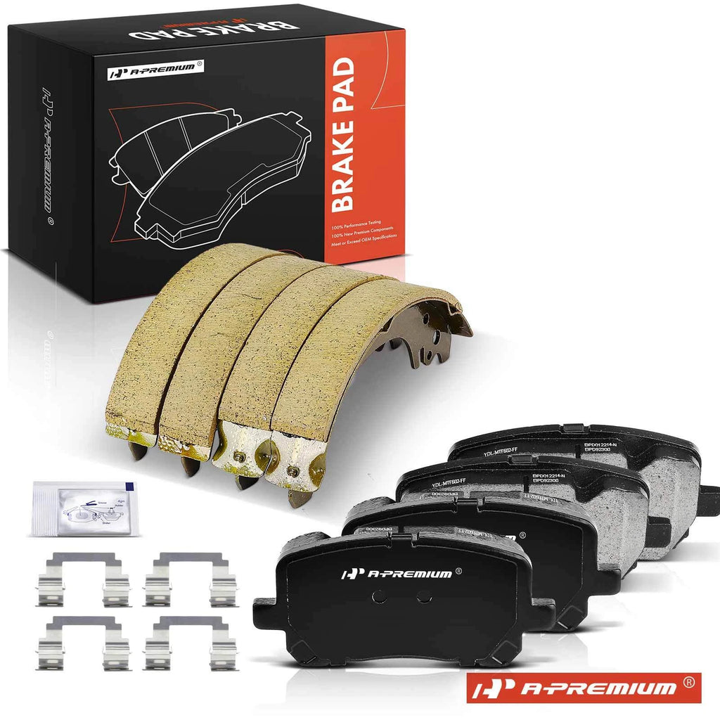 Ceramic Brake Pads for Toyota Corolla 2003-2008 (Front & Rear)