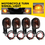 4X Halogen Turn Signal Blinker Light for Buell Blast (2000–2010) Smoked