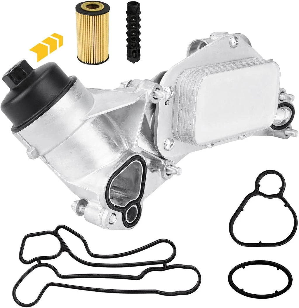 Engine Oil Cooler Filter Housing Assembly for Chevy Cruze Aveo (2011–2019)